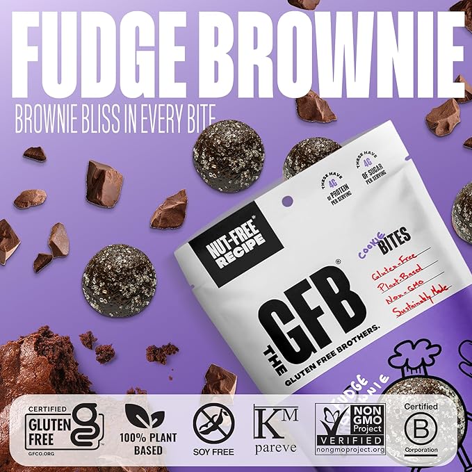 GFB Fudge Brownie Cookie Bites (GF) (V)