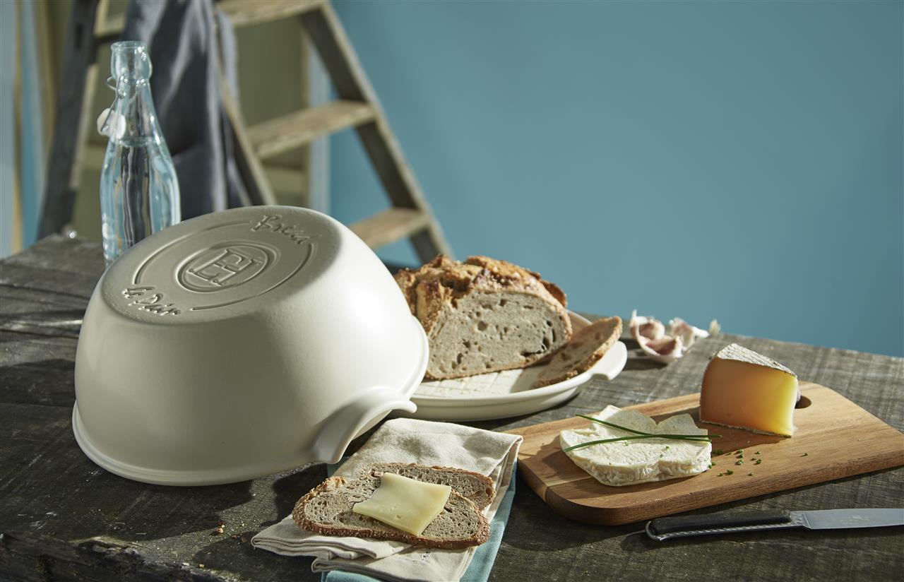 Emile Henry Bread Baker Round 5.2L, White