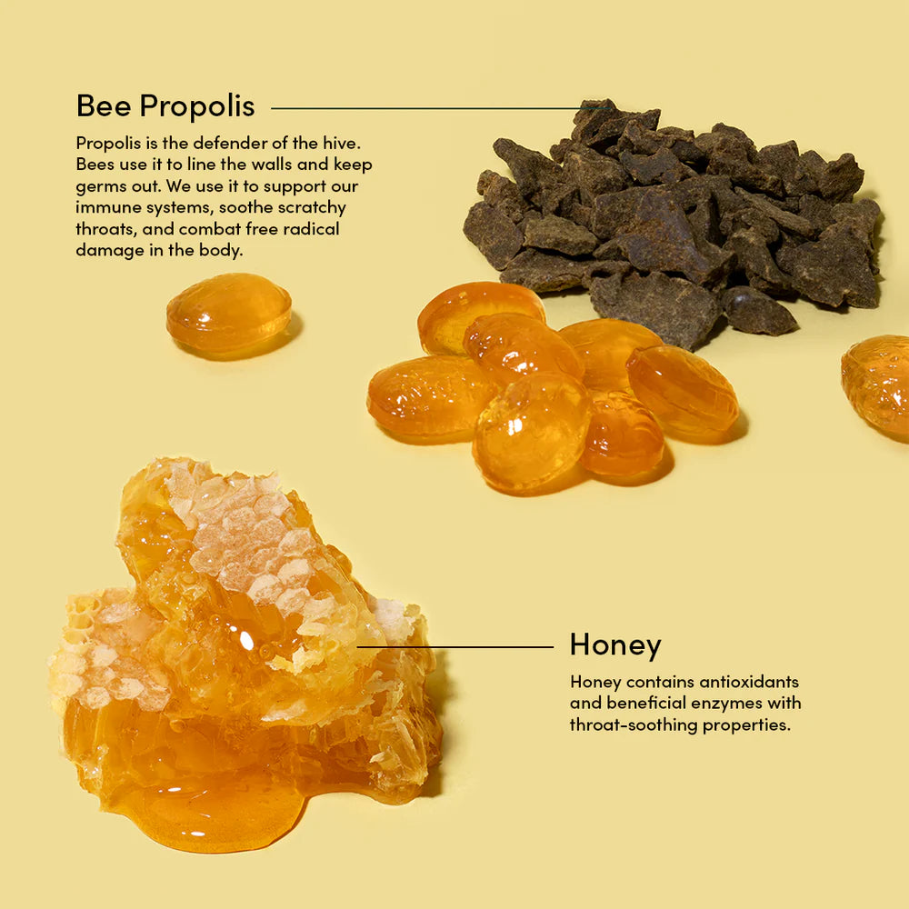 Propolis Soothing Lozenges - Honey