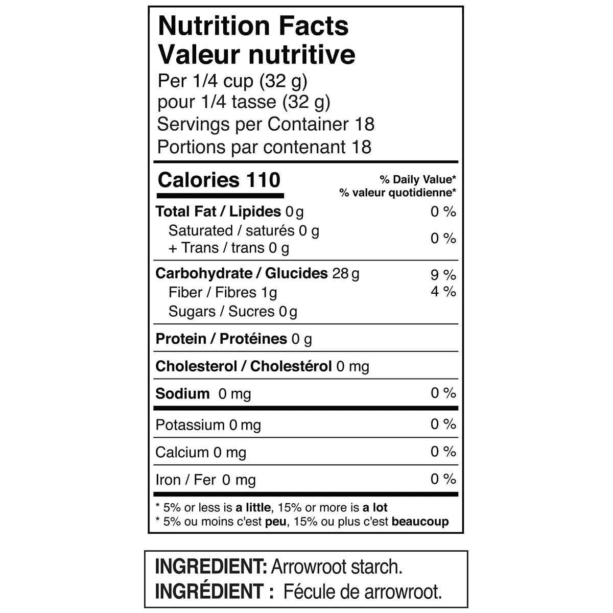 Arrowroot Starch GF