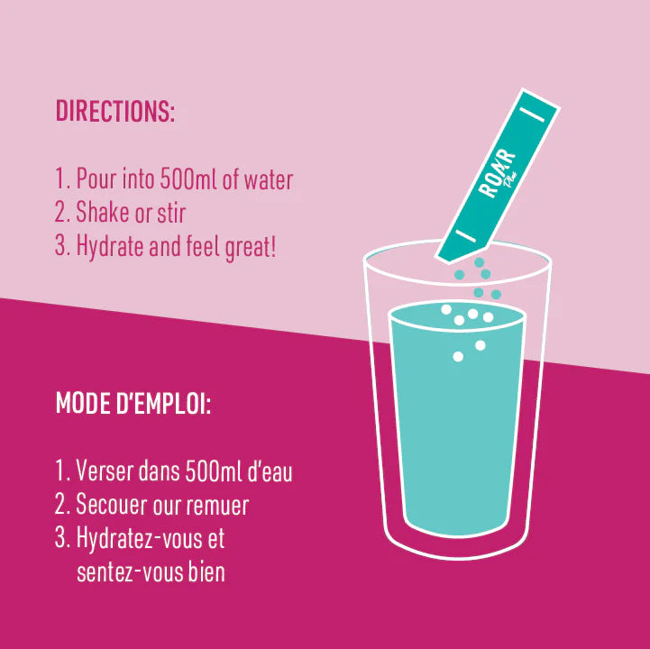 Roar Berry Lemonade Vitamin & Electrolyte Drink Mix