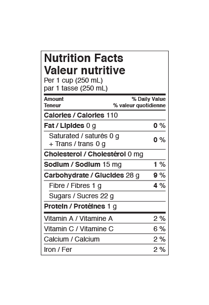 Blueberry Juice, Pure