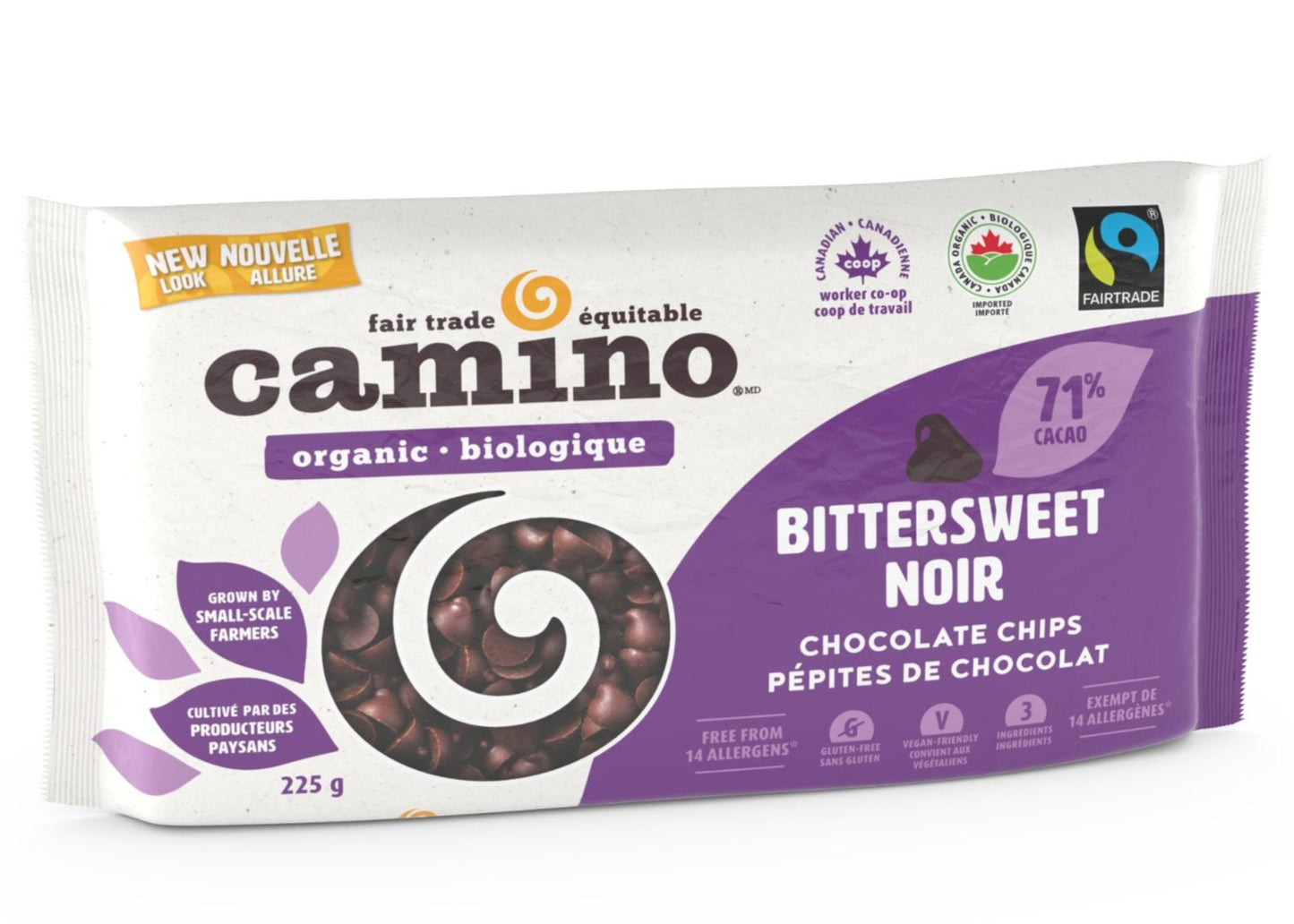 Camino Bittersweet Chocolate Chips, Organic