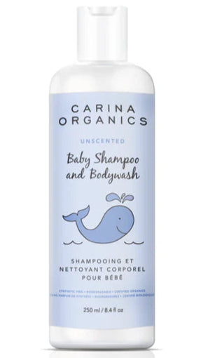 Carina Baby Shampoo & Body Wash, Unscented