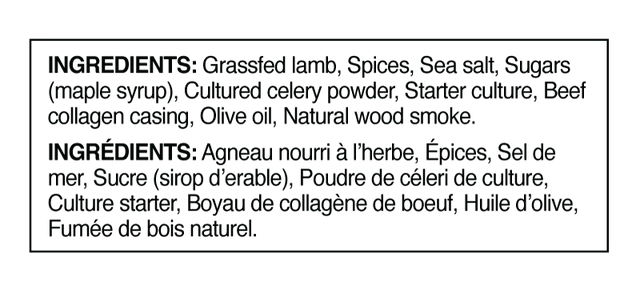 Lamb Meat Stick - Mild Heat