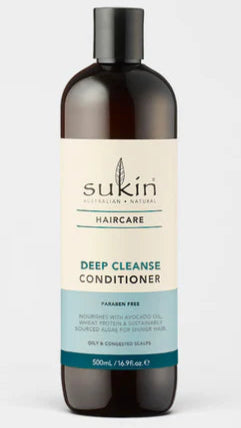 Sukin Hair Conditioner, Deep Cleanse 500ml