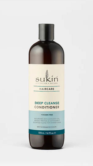 Sukin Hair Conditioner, Deep Cleanse 500ml