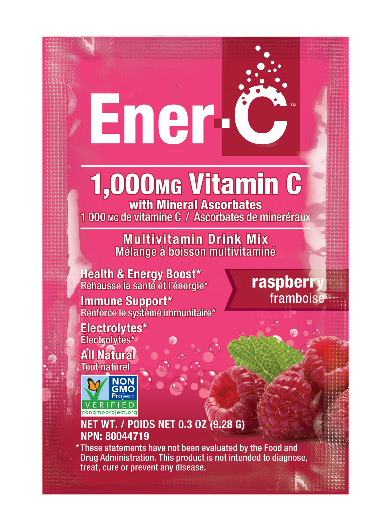 Ener-C Multivitamin Drink Mix, Raspberry