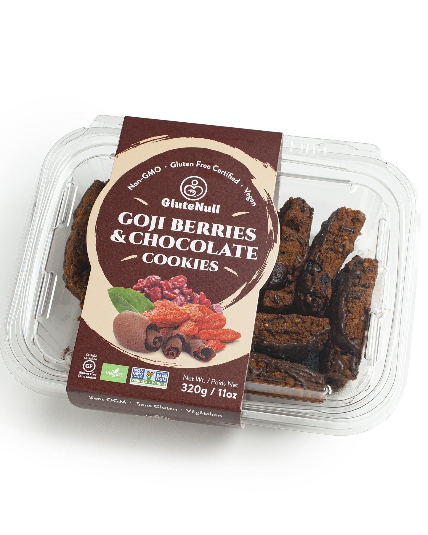 GluteNull Goji Berries & Chocolate Cookies GF