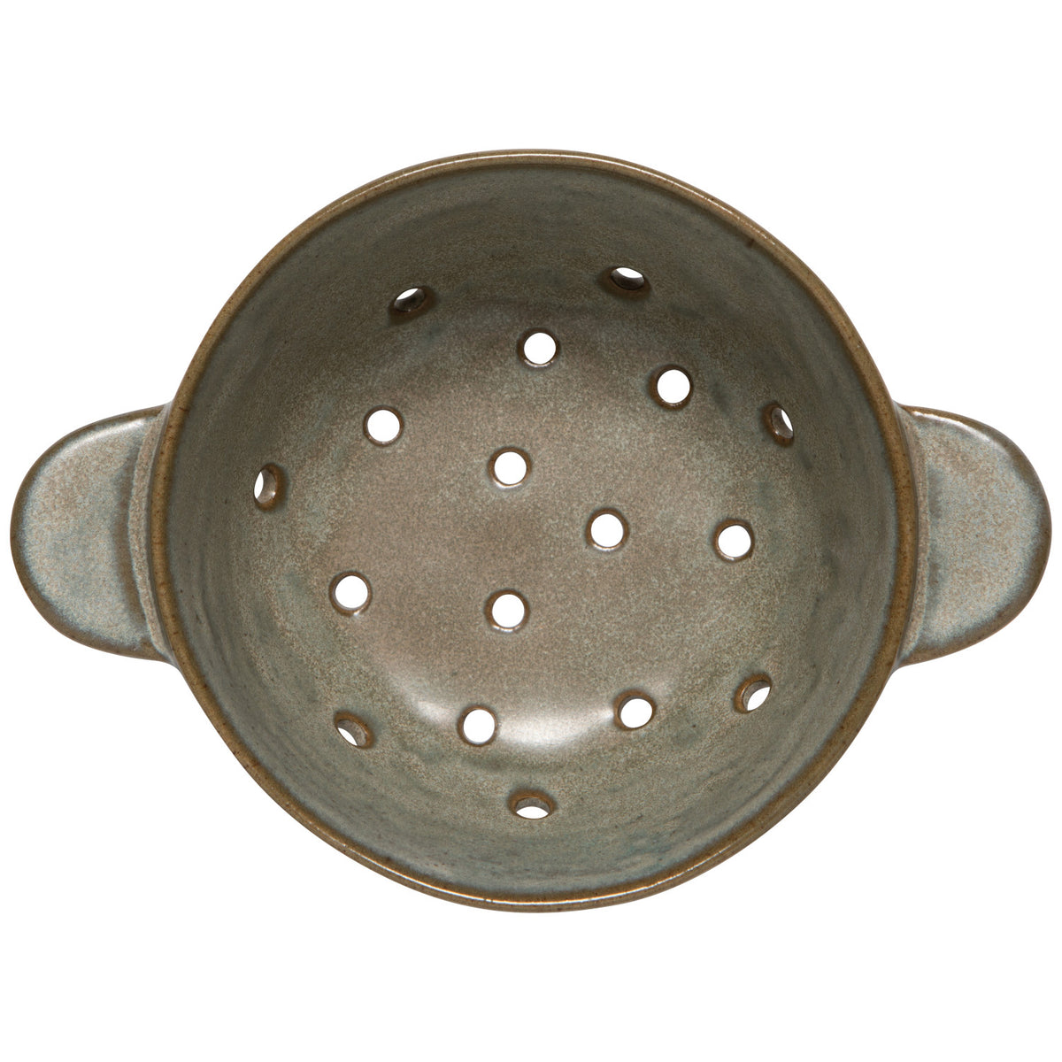 Stoneware Fruit Bowl, Gray 7"