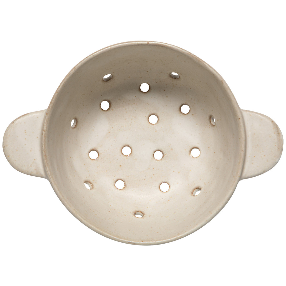 Stoneware Fruit Bowl, Ivory 5"