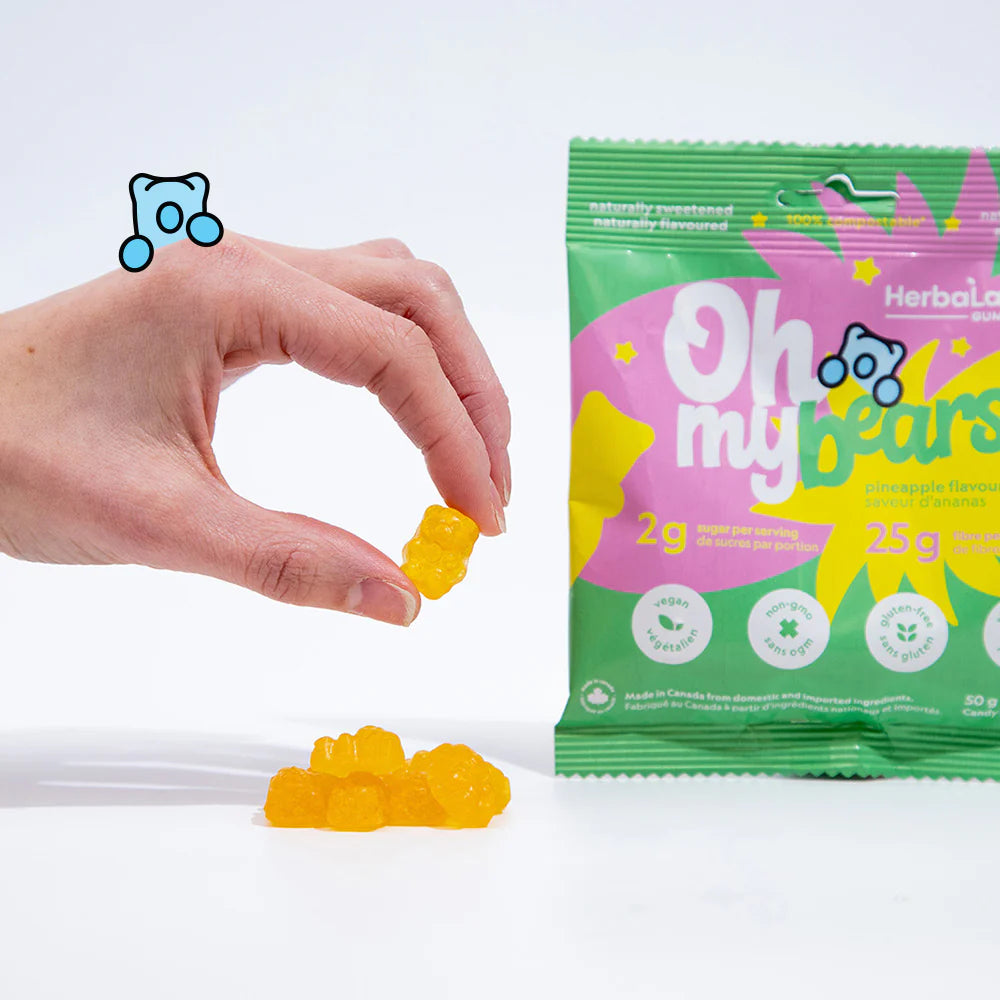 Herbaland Gummies, Oh My Bears! Pineapple