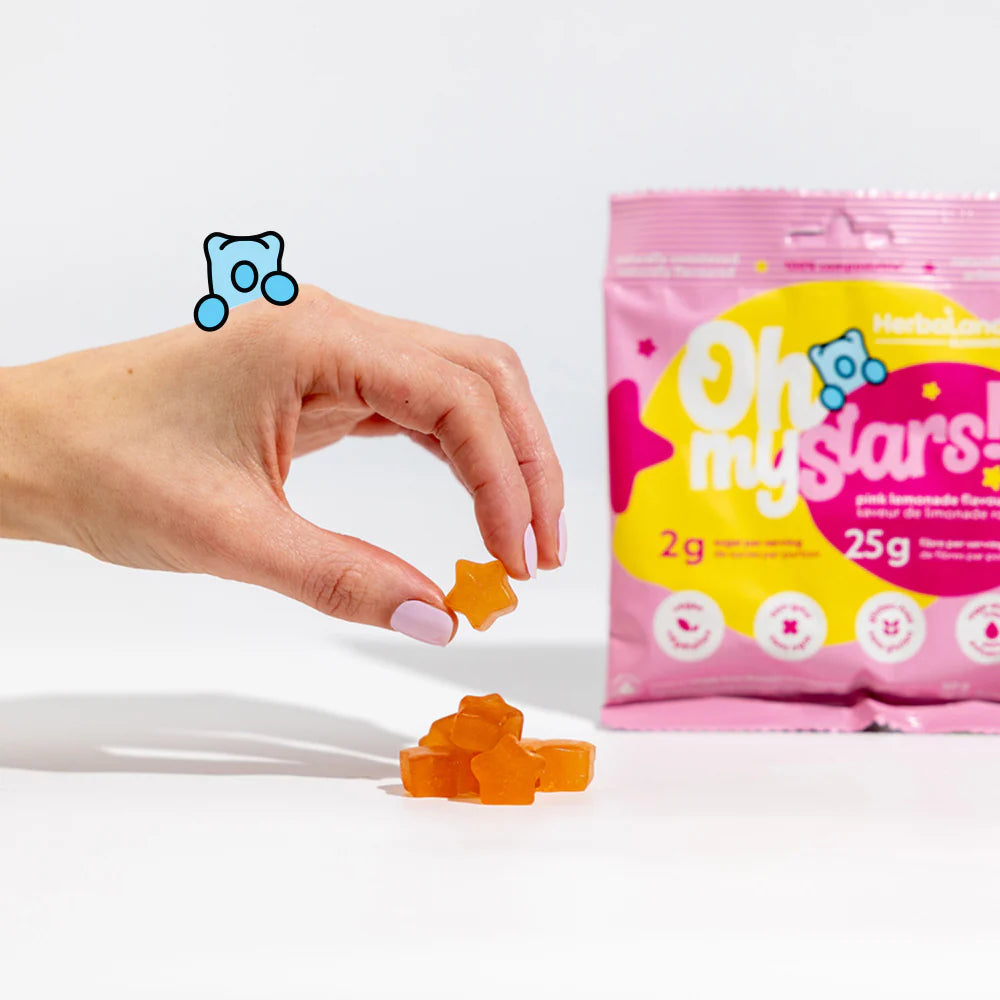 Herbaland Gummies, Oh My Stars! Pink Lemonade