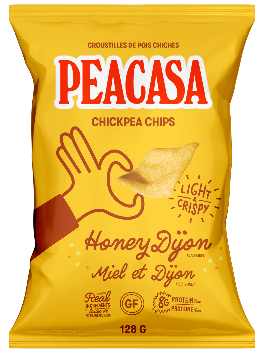 Peacasa Chickpea Chips Honey Dijon