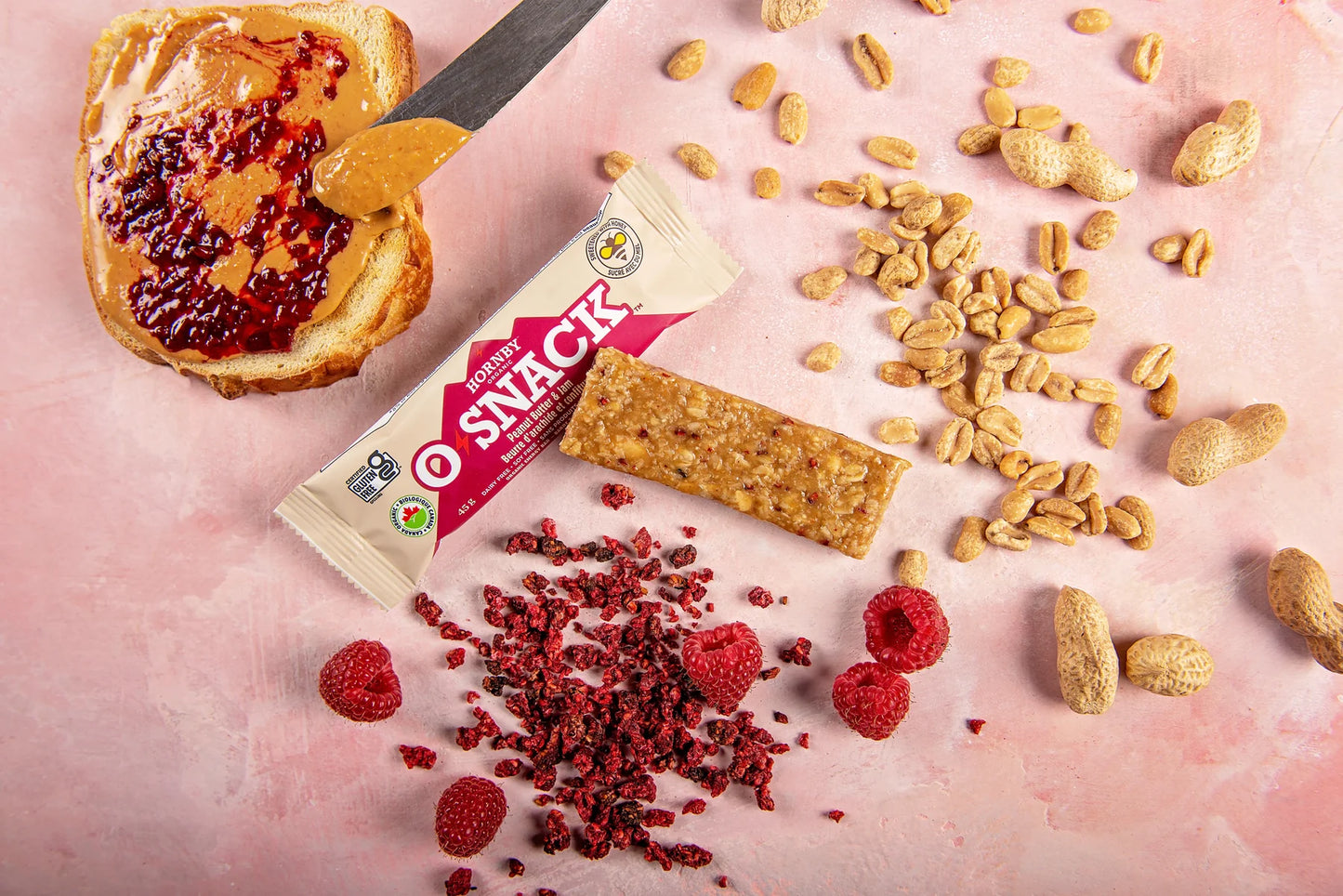 OSnack Peanut Butter & Jam Bar