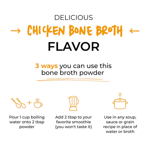 Bluebird Chicken Bone Broth Instant Beverage Powder