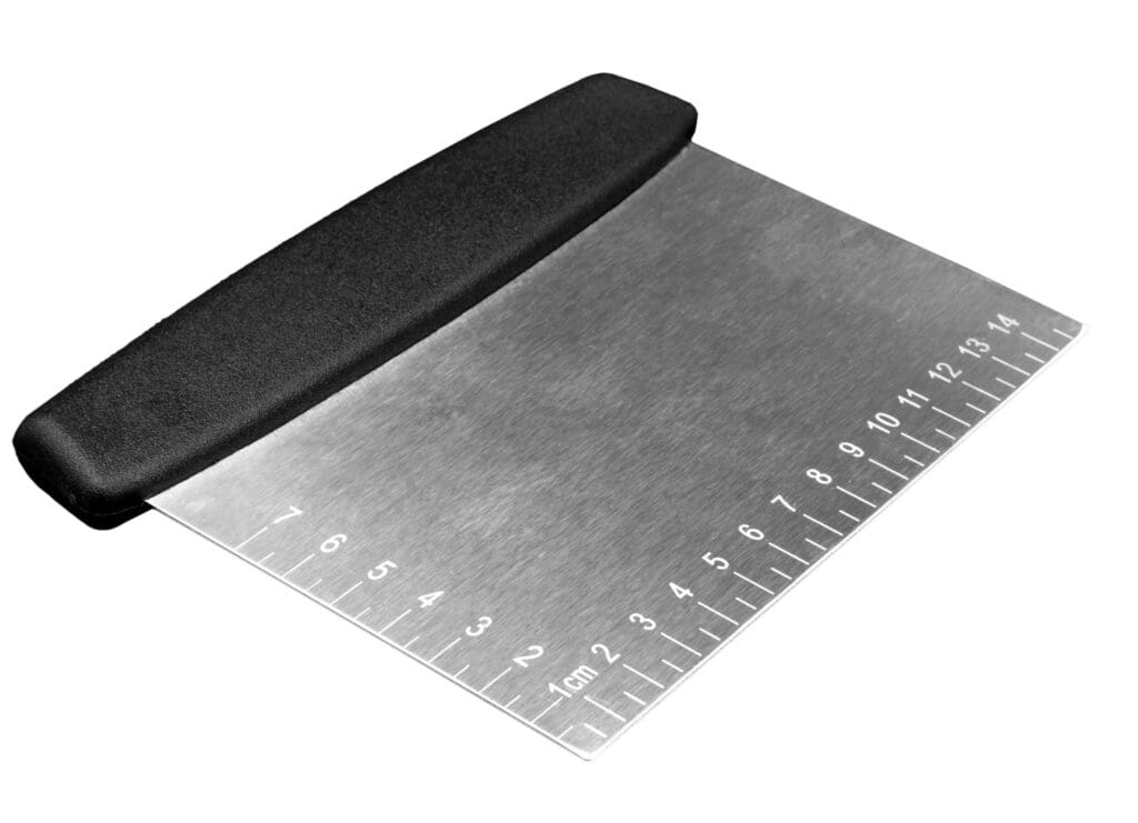 Bench Scraper with Measuring Guide