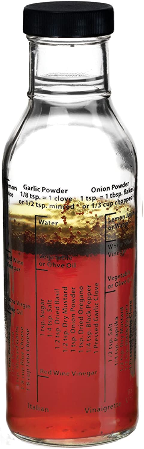 Salad Dressing Bottle 380ml, Glass