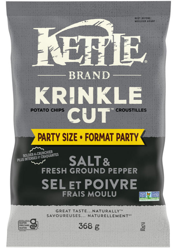 Kettle Krinkle Cut Salt & Pepper Chips
