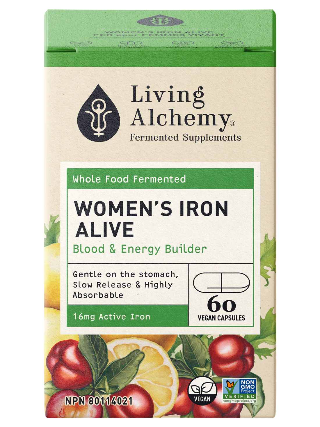 Women's Iron Alive - Fermented Whole Food 60 Capsules