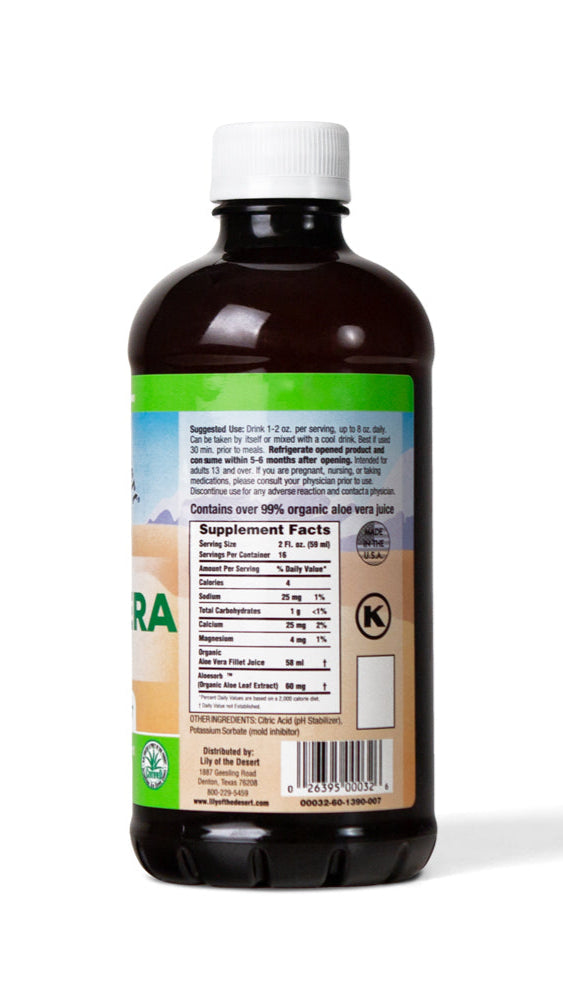 Aloe Vera Juice, Inner Fillet