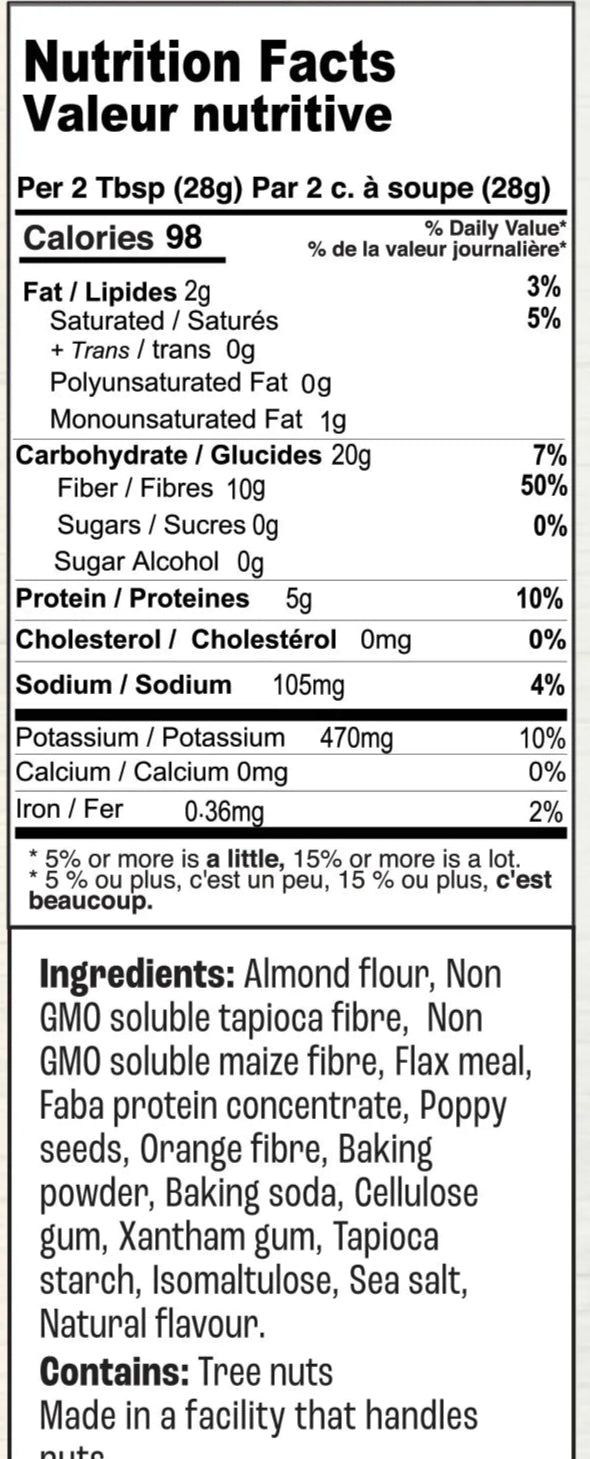 Farm Girl Lemon Poppy Seed Loaf Mix (GF) Keto