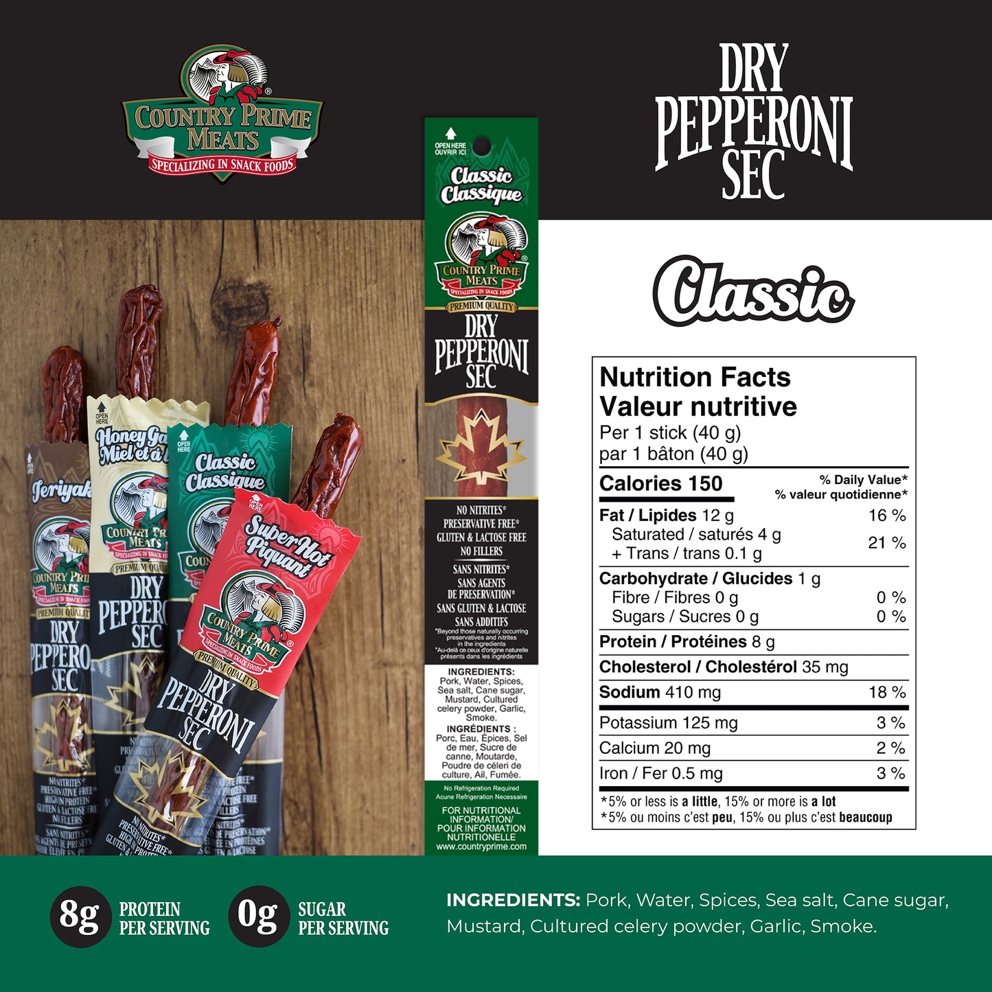 Pepperoni Stick, Classic