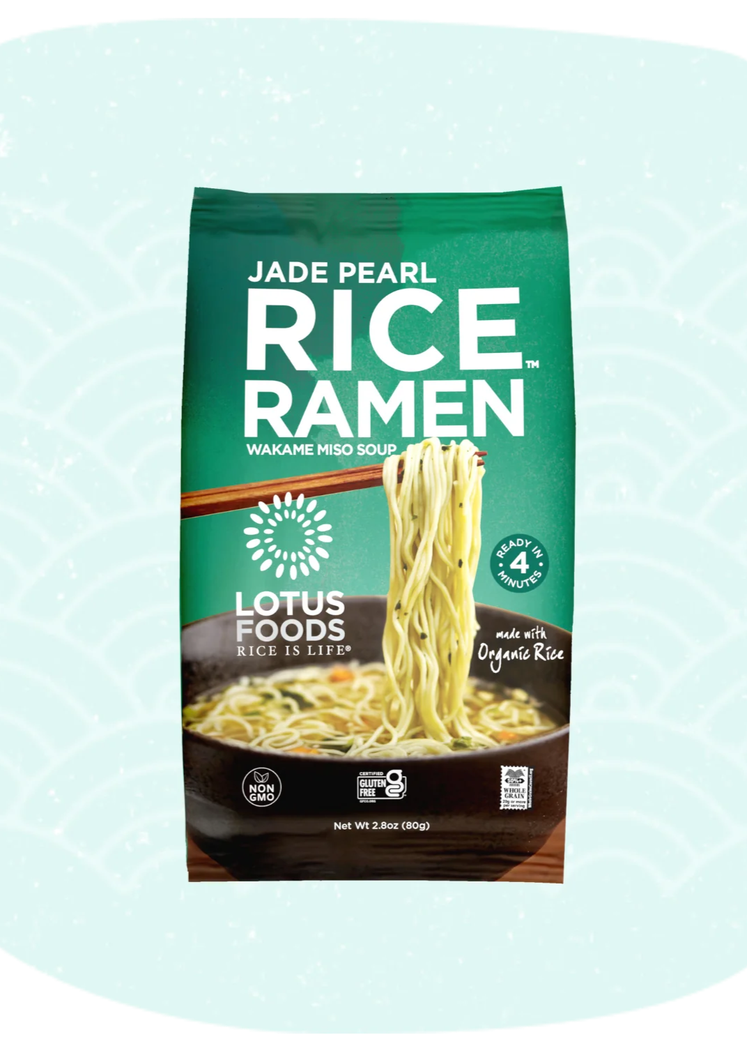 Lotus Jade Pearl Rice™ Ramen with Wakame Miso Soup (GF)
