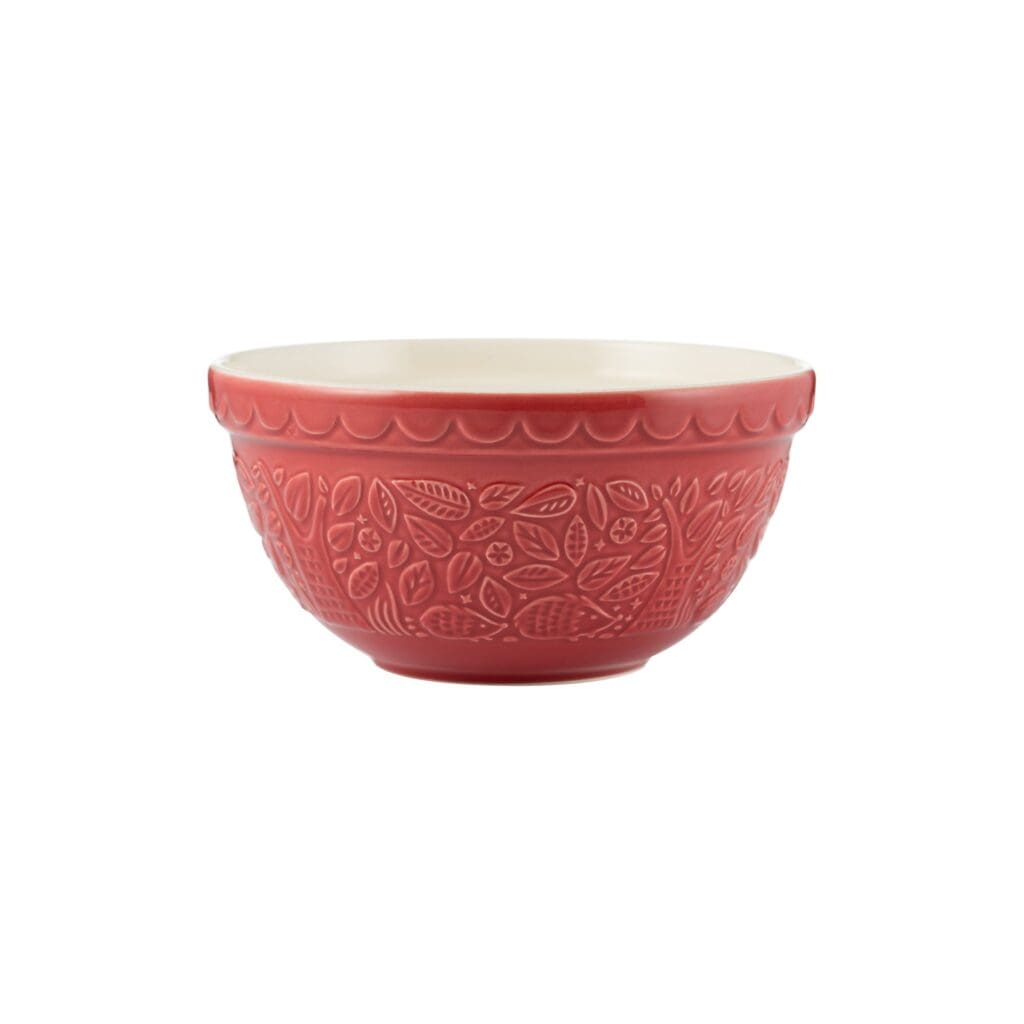 Mason Cash Forest Mixing Bowl 1.0L Hedgehog, Red