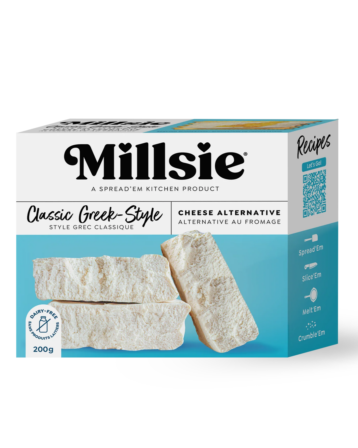 Cashew Cheeze Block Classic Greek Style (V) *FROZEN*