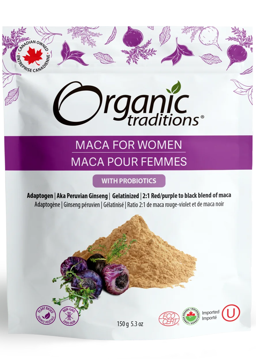 Maca for Women + Probiotics, Organic Traditions