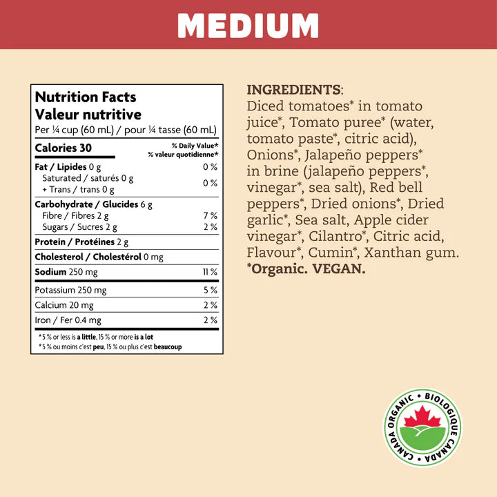 Que Pasa Mexicana Medium Salsa, Organic