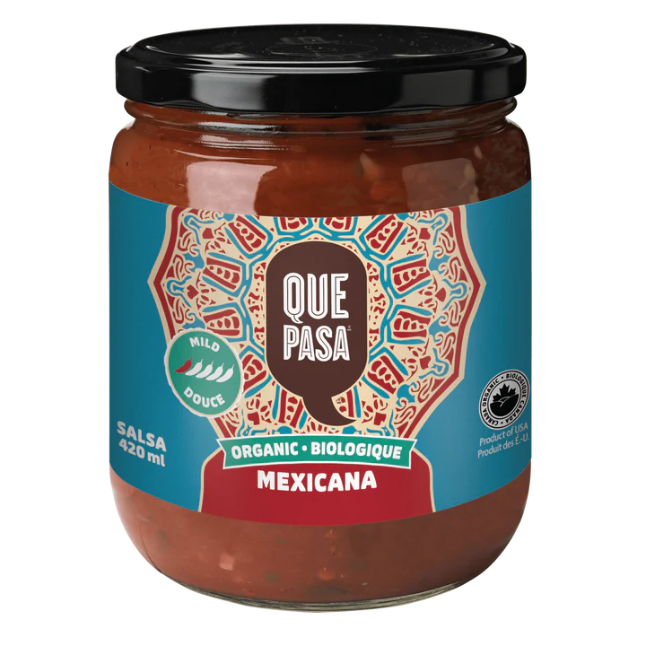 Que Pasa Mexicana Mild Salsa, Organic