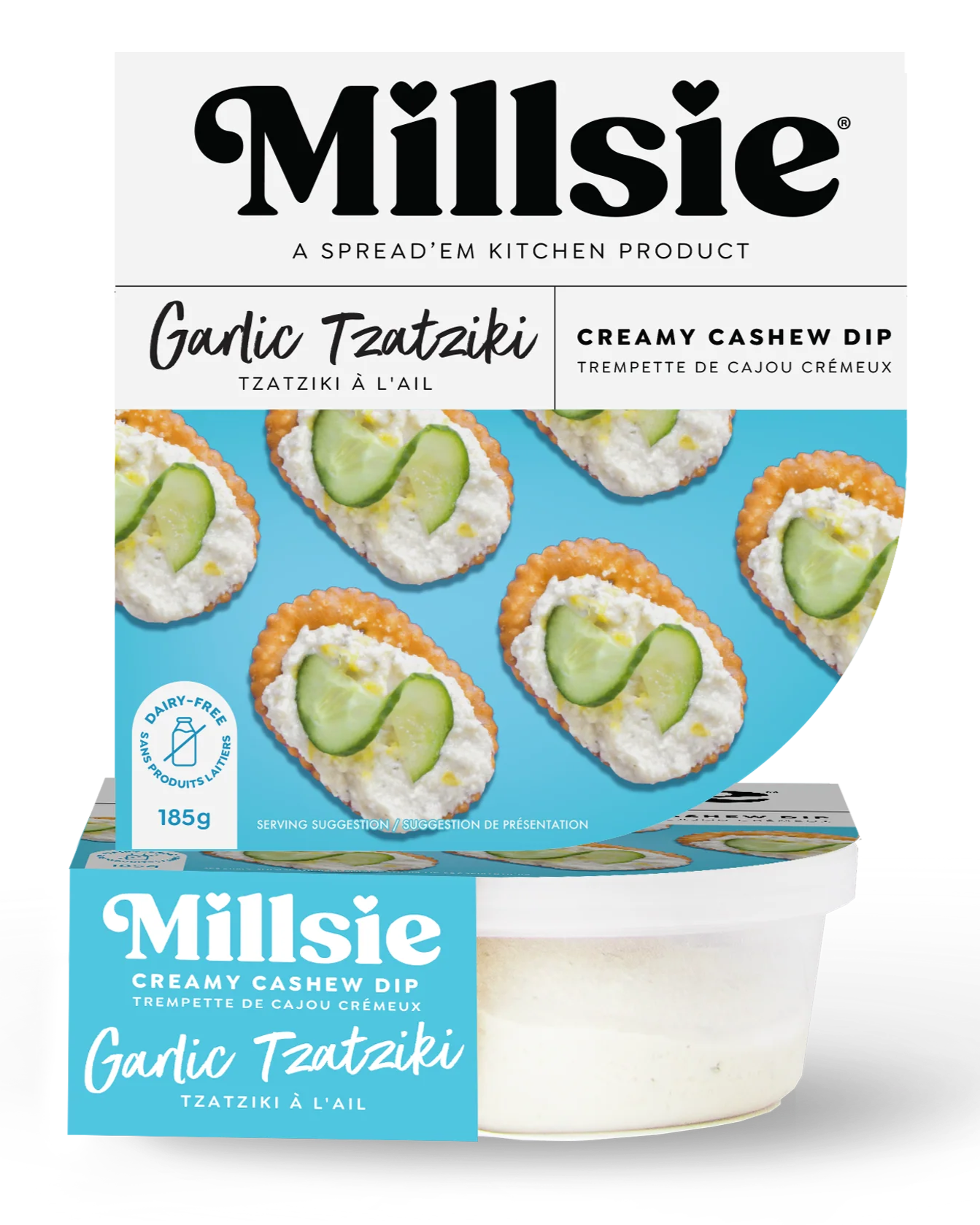 Cashew Dip Garlic Tzatziki (V) *FROZEN*