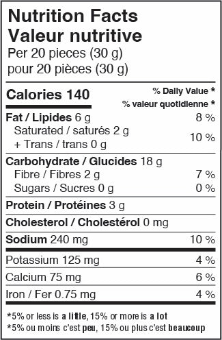 Hippie Snacks Crunchers Salt & Vinegar
