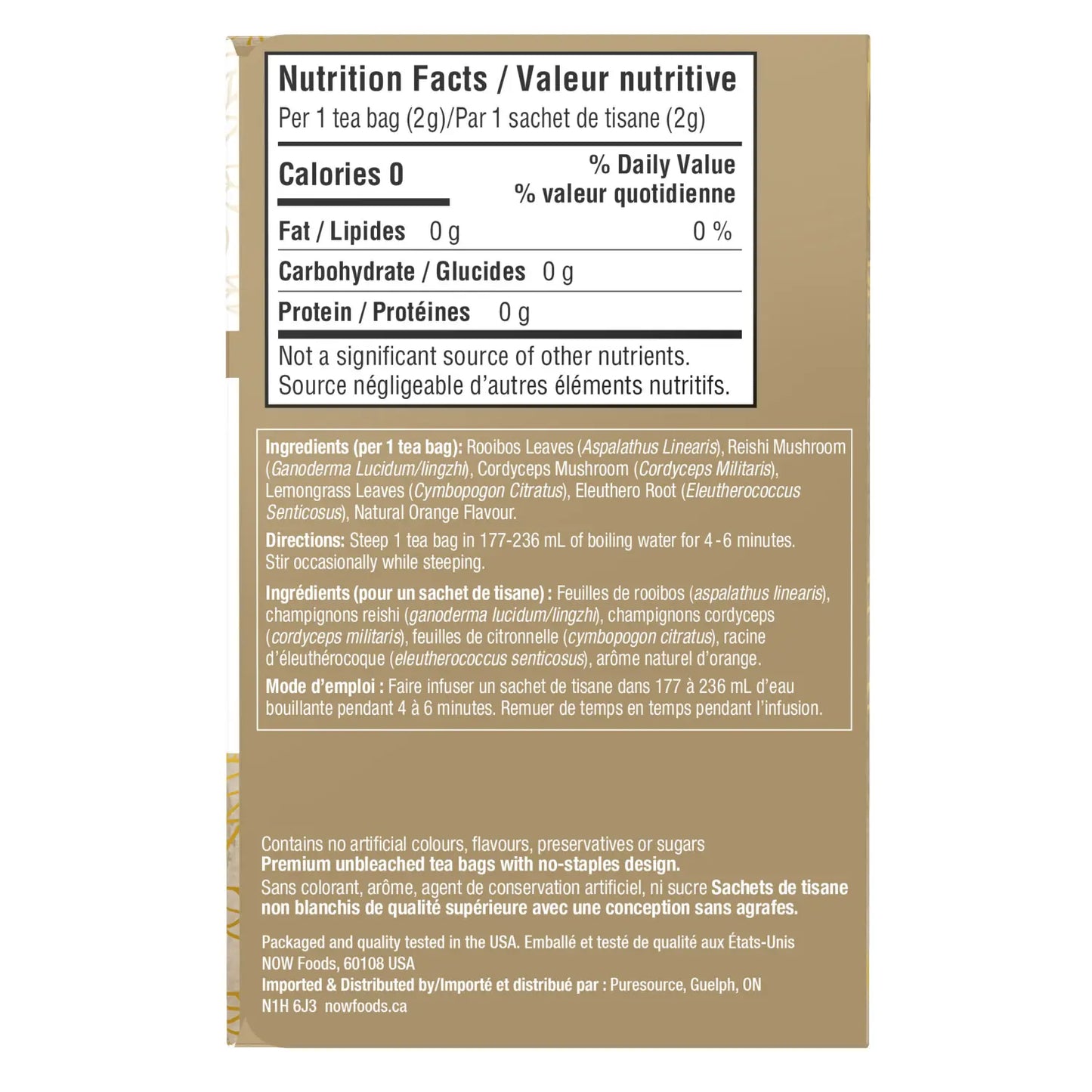 Reishi Mushroom Rooibos Herbal Tea Blend