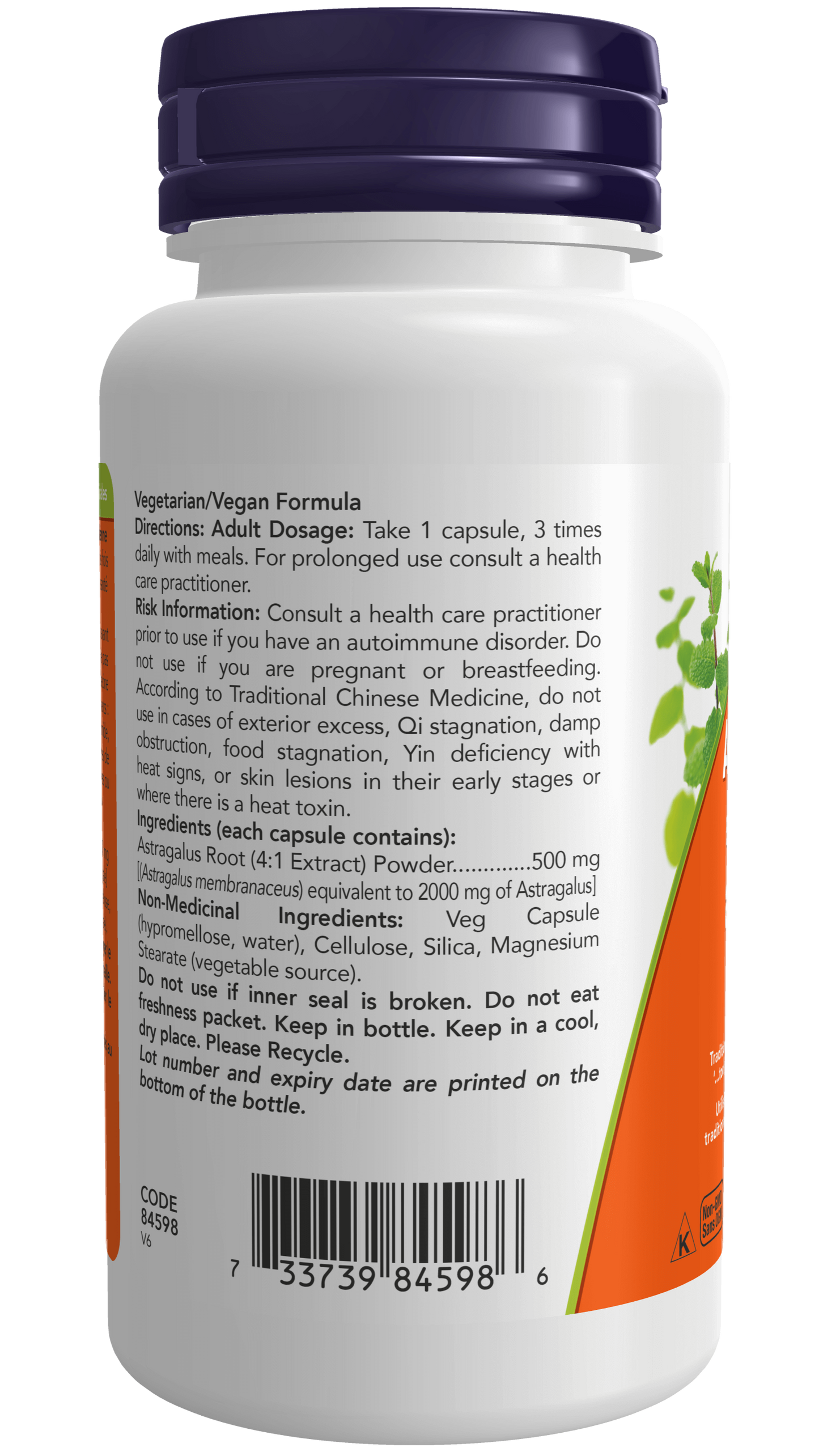 Astragalus Extract 500mg