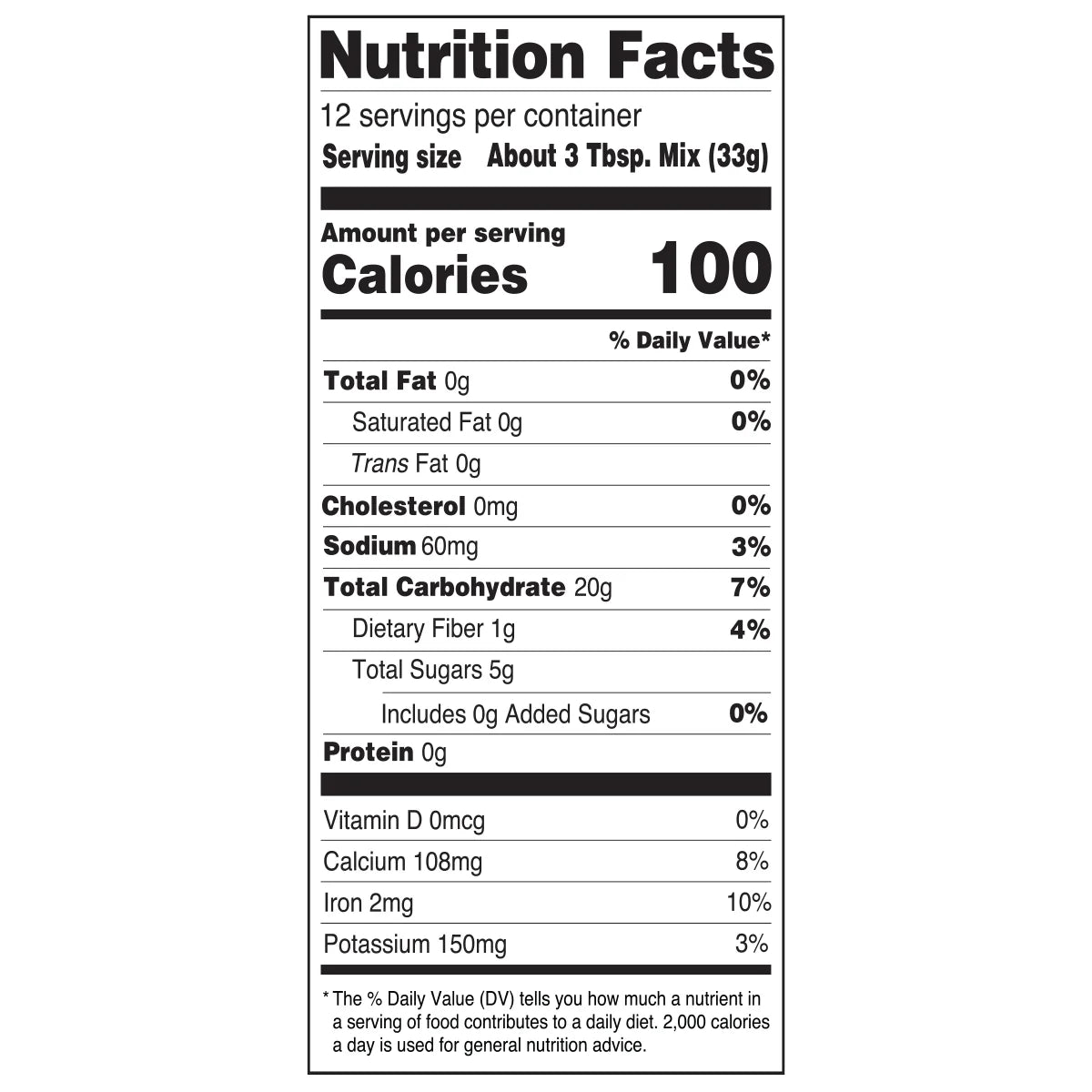 Muffin Mix, No Sugar Added, GF