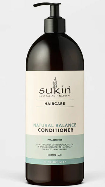 Sukin Hair Conditioner, Natural Balance 1.0L