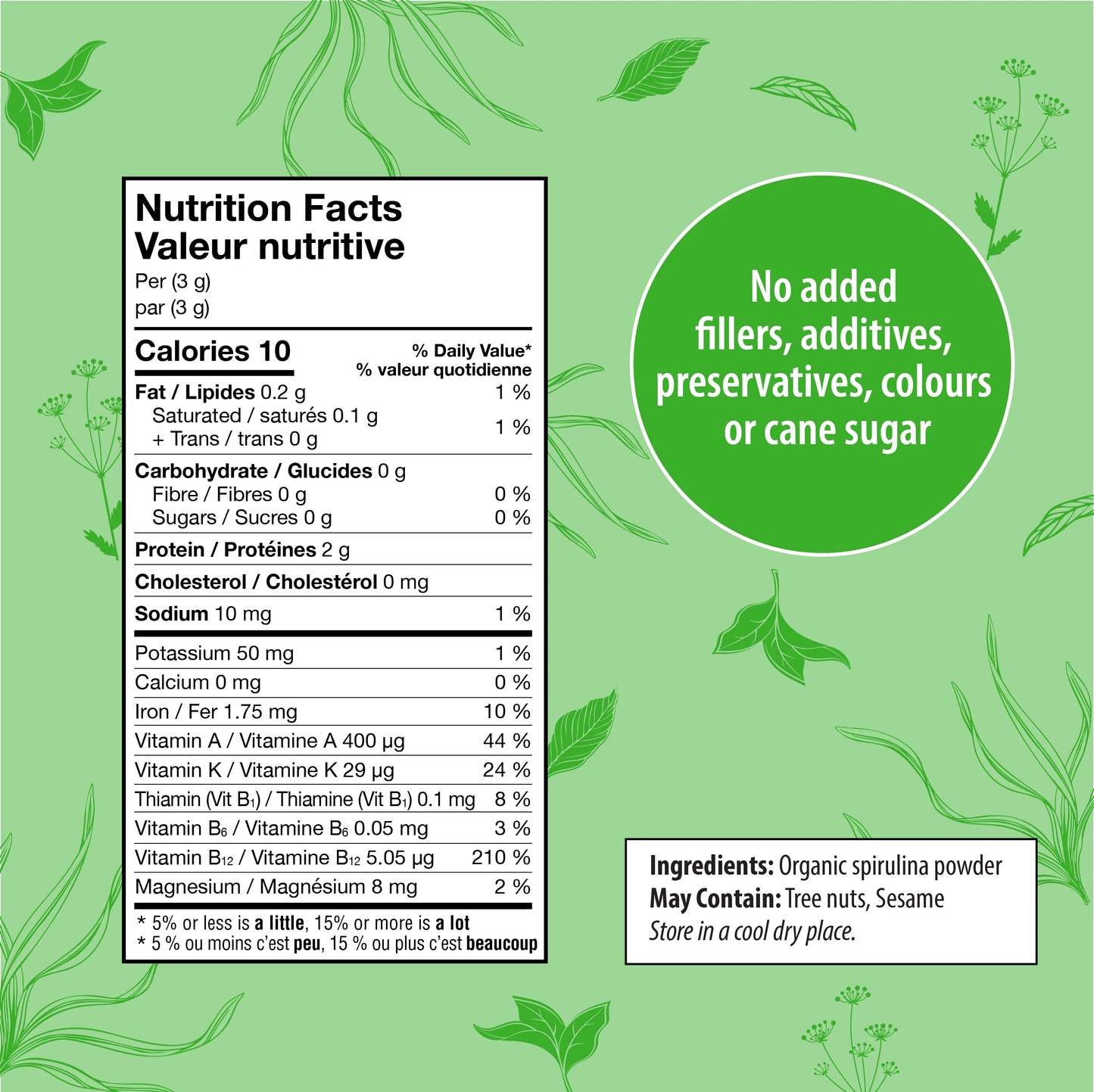 Spirulina Powder, Organic Traditions