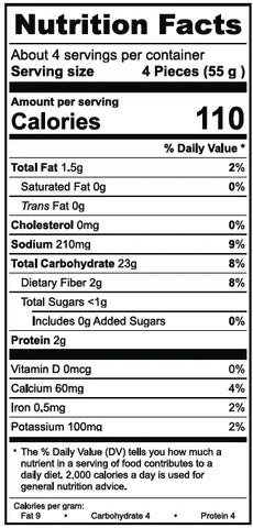 O'Dippers Naan Style Bites, Original (GF) (V) *FROZEN*