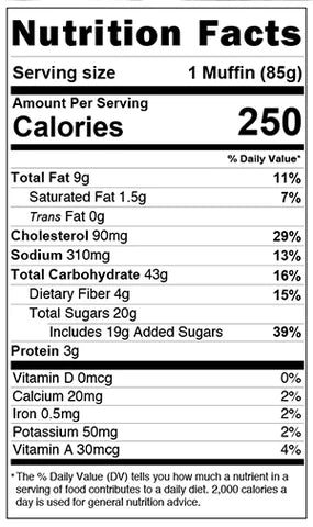 Muffins, Wild Blueberry (GF) *FROZEN*