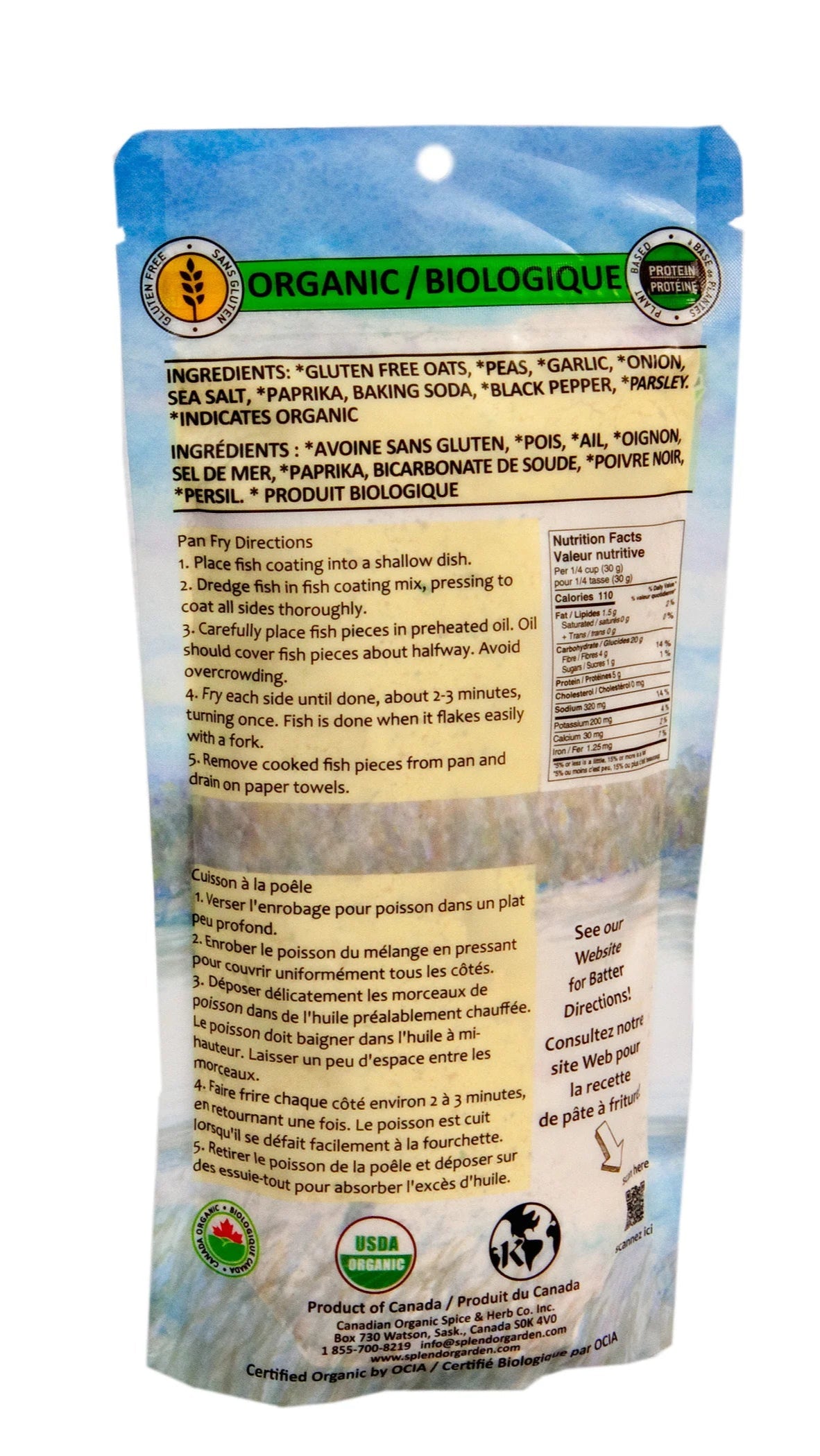 Fish N' Fry Coating Mix, Organic GF