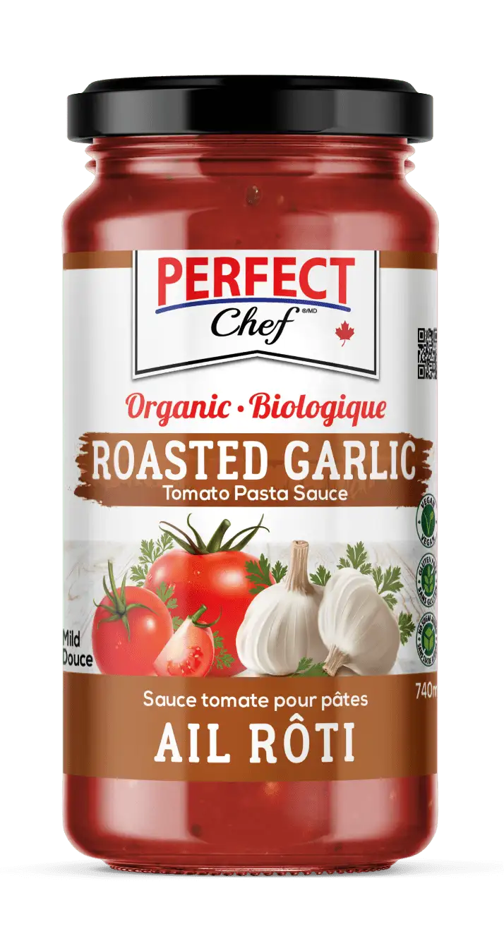 Perfect Chef Pasta Sauce, Roasted Garlic (Org)