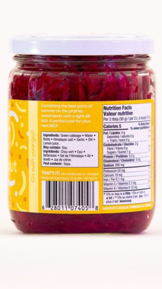 Prairie Summer Kraut *REFRIGERATED*