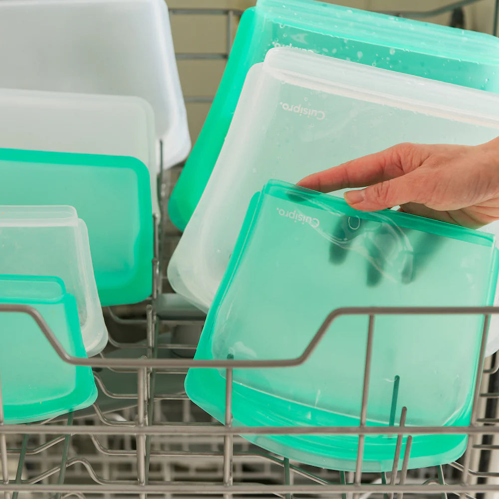 Cuisipro Silicone Reusable Bag Clear 200ml, Set of 2