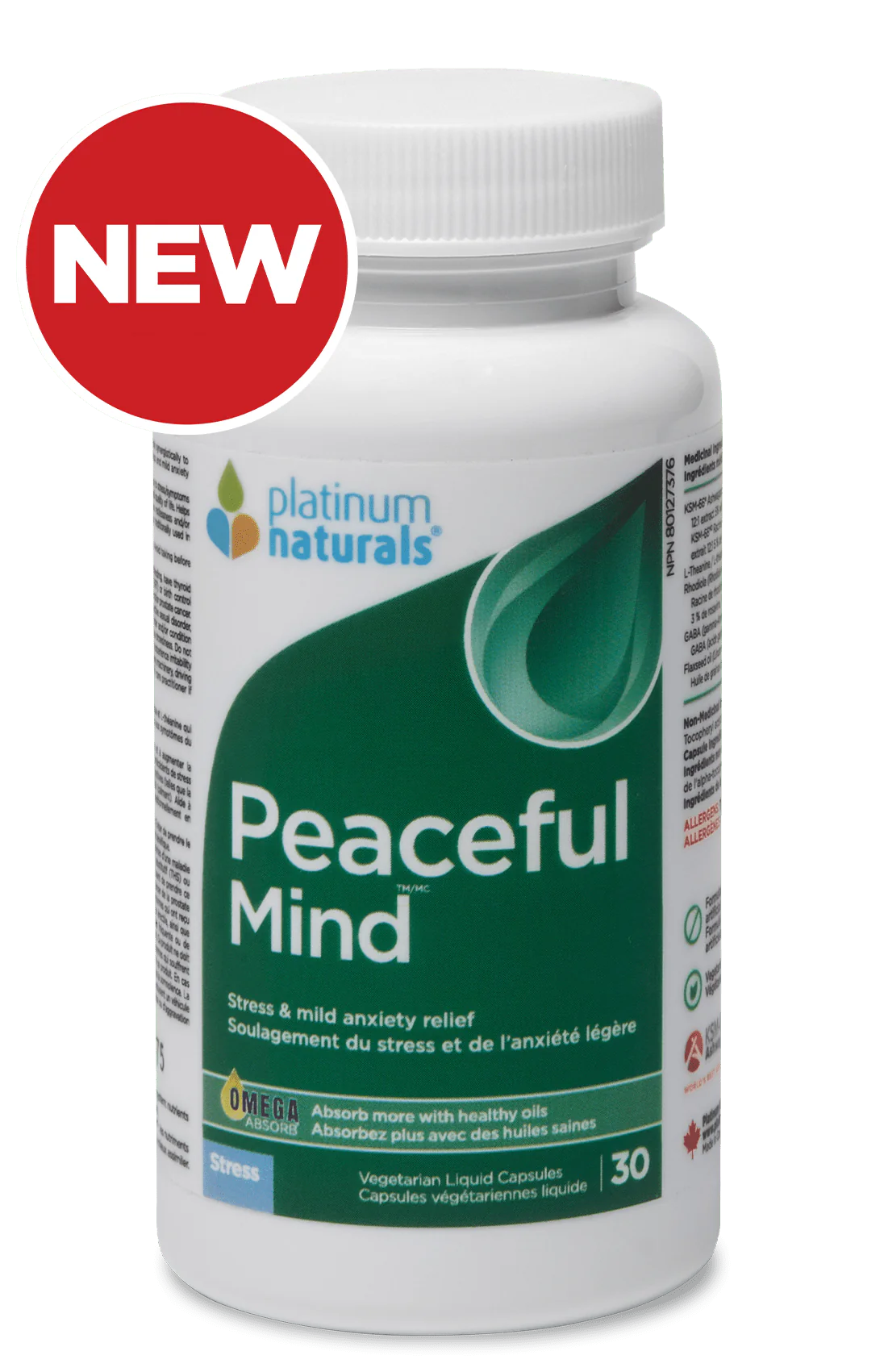 Peaceful Mind 30 Softgels