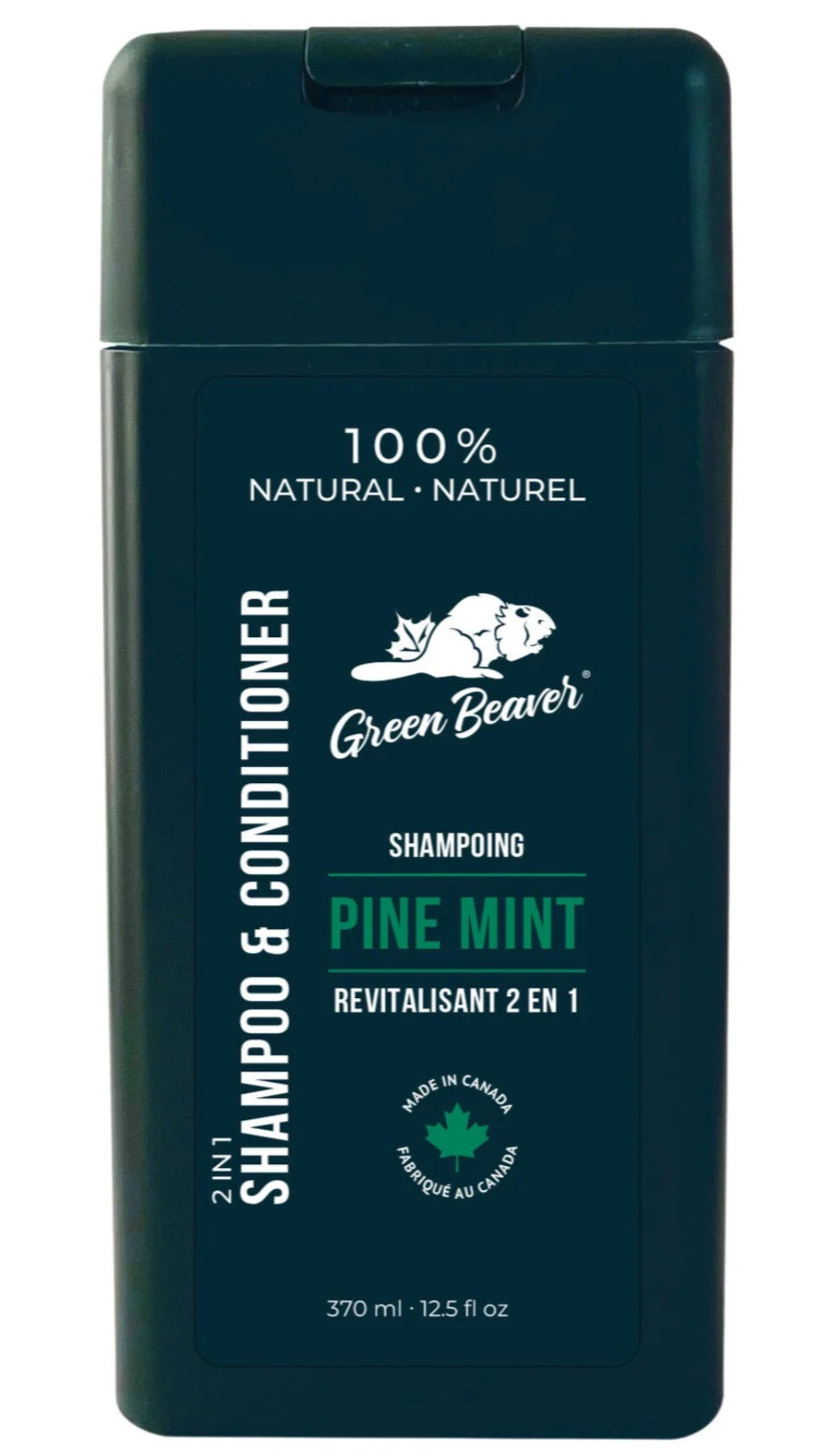 Green Beaver Men's 2-in-1 Shampoo Conditioner Pint Mint