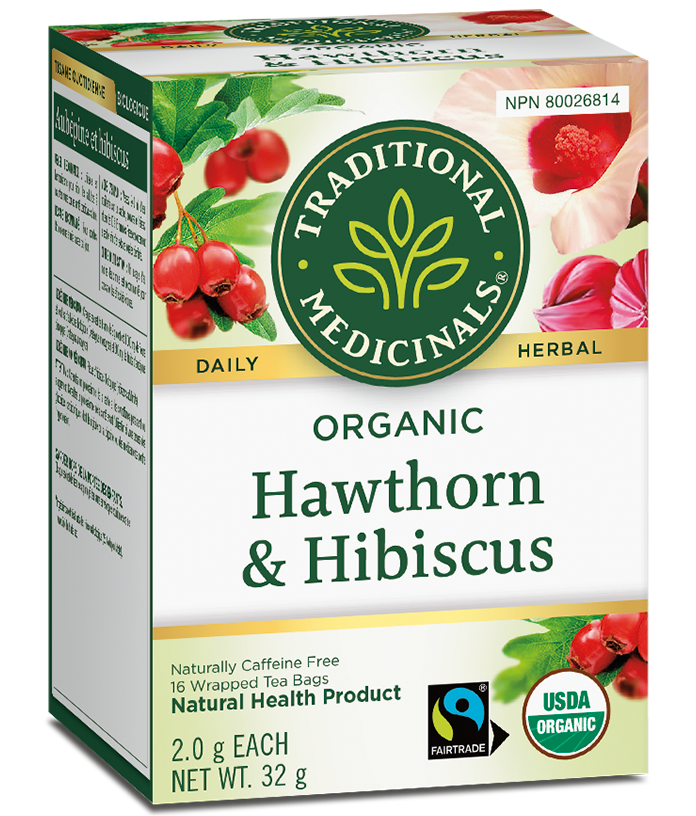 Hawthorn & Hibiscus Organic Herbal Tea