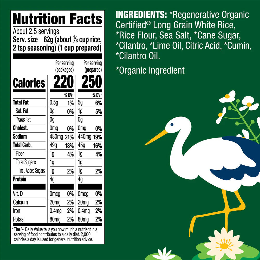 Rice Cilantro Lime, Organic GF